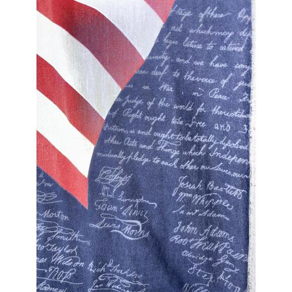 Men's Cotton Traders Sport American Flag Constitution Short Sleeve Polo Size XL - Picture 3 of 15